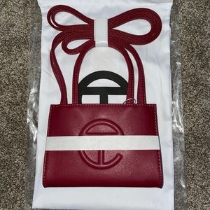 Telfar Oxblood Small Shopping Bag